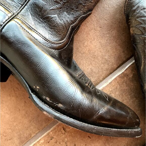 Nacona Mens Dark Walnut Imperial Calf Western Boots size 10 D main image 4